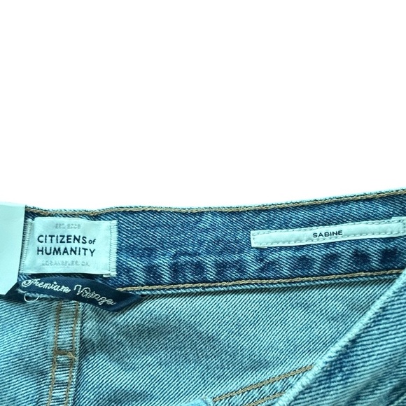 CITIZENS OF HUMANITY Sabine High Rise Straight Leg Jeans in Gretta Size 26 NWT - Picture 7 of 11